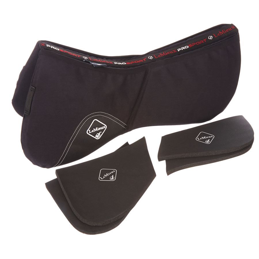 Le Mieux Pro-Sorb Plain Corrective Half Pad - Med - Black