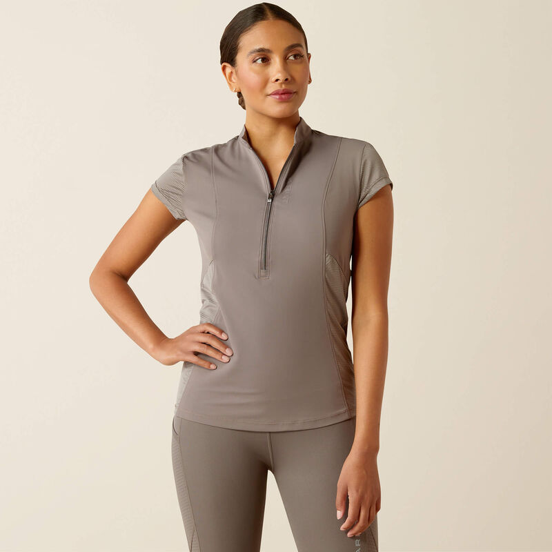 Ariat Breathe 1/2 Zip Cap Sleeve Baselayer