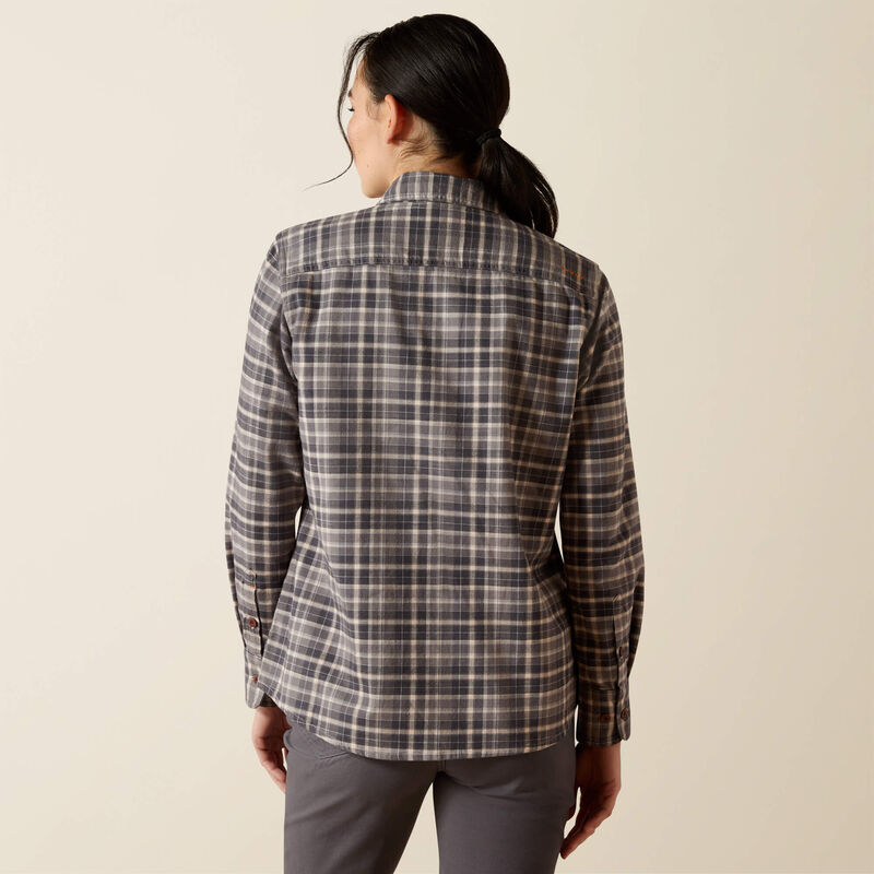 Ariat Ladies Rebar Durastretch Flannel Work Shirt
