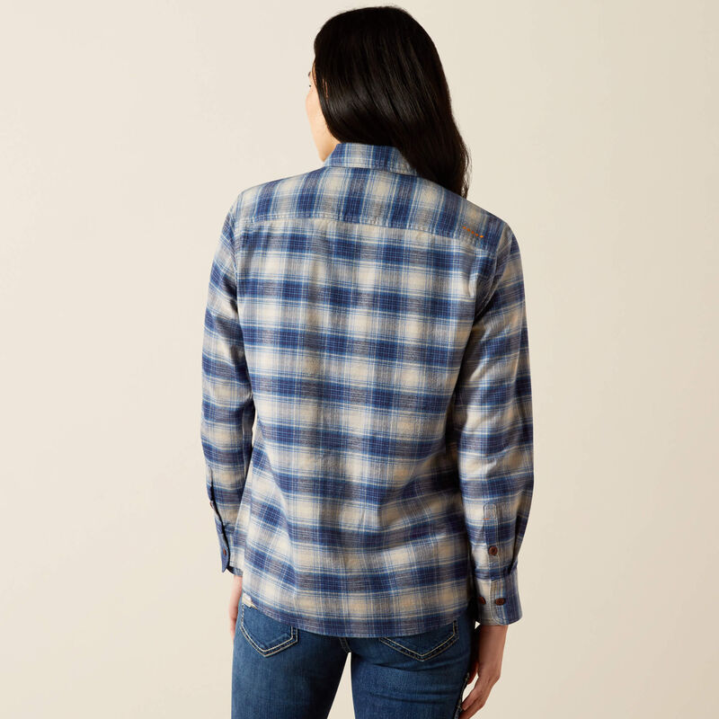 Ariat Ladies Rebar Durastretch Flannel Work Shirt