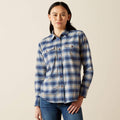 Ariat Ladies Rebar Durastretch Flannel Work Shirt