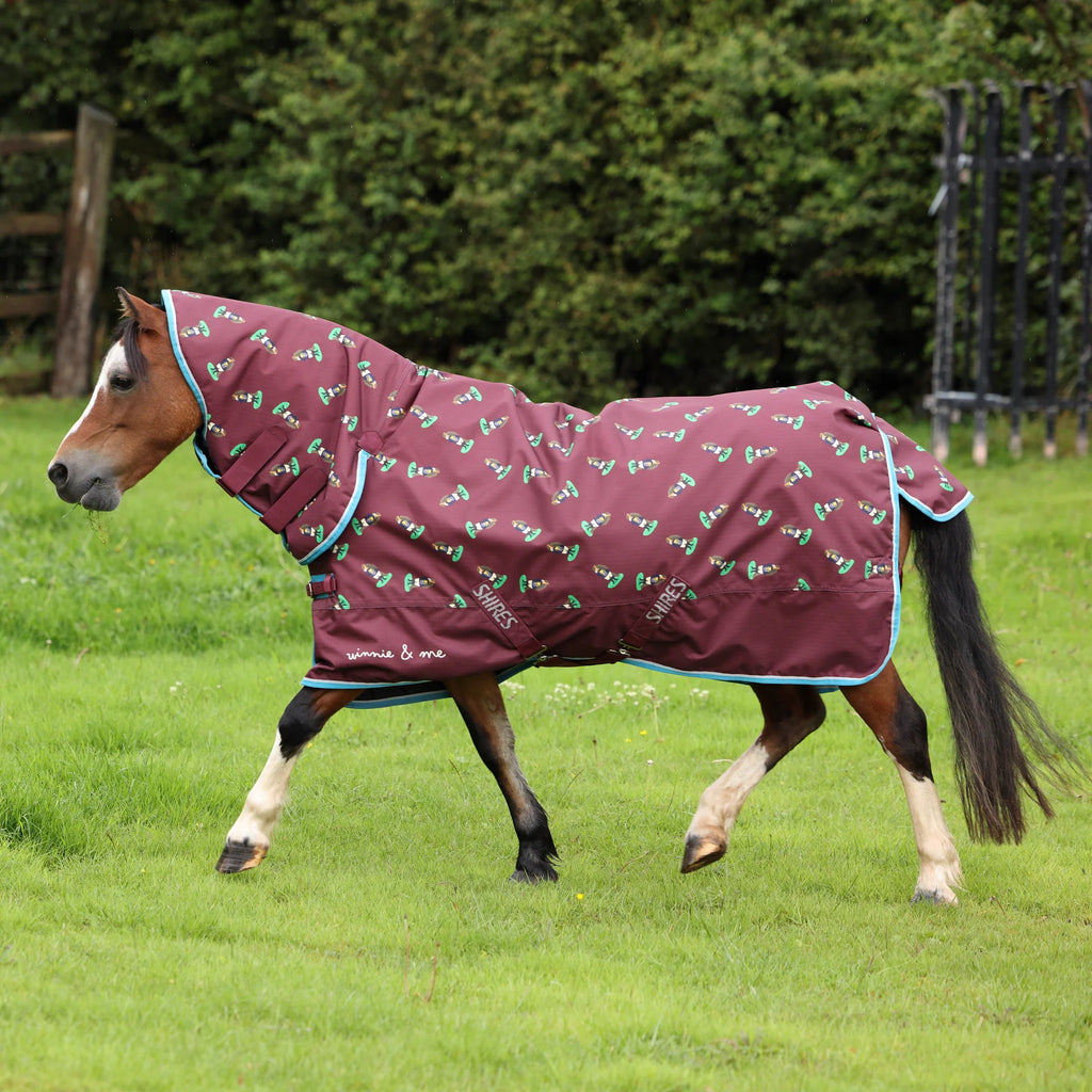 Winnie & Me 200G Turnout Rug Maroon