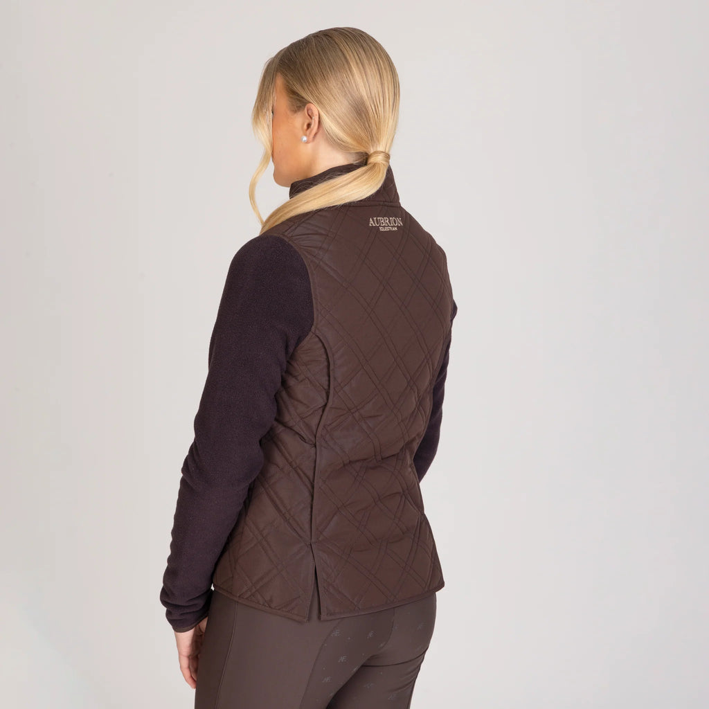 Aubrion Equestrian Hybrid Jacket - Espresso