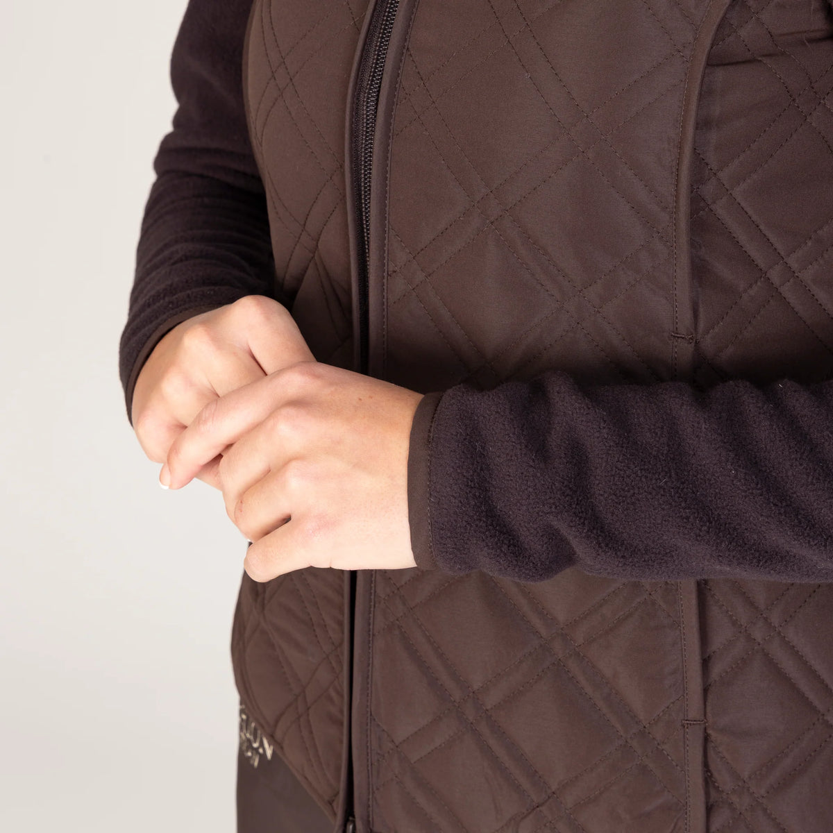 Aubrion Equestrian Hybrid Jacket - Espresso