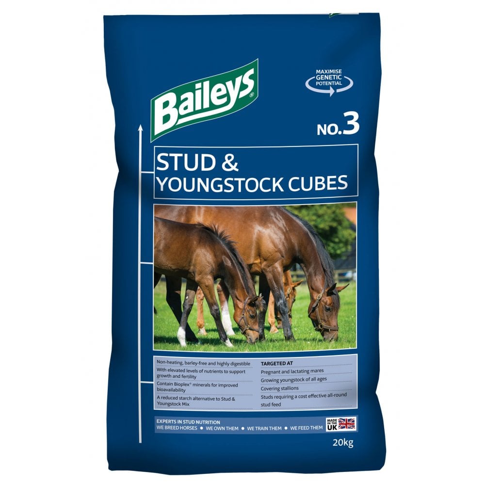 Baileys No 3 Stud & Youngstock Cubes 20 kg