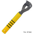Smart Tail Comb Fine-Yellow Handle
