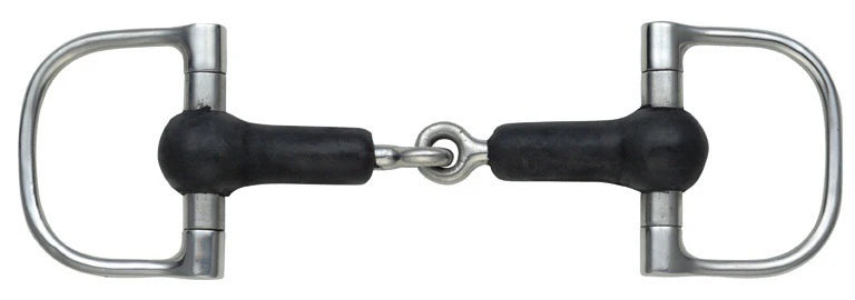 Shires Rubber Covered Jointed Dee Bit