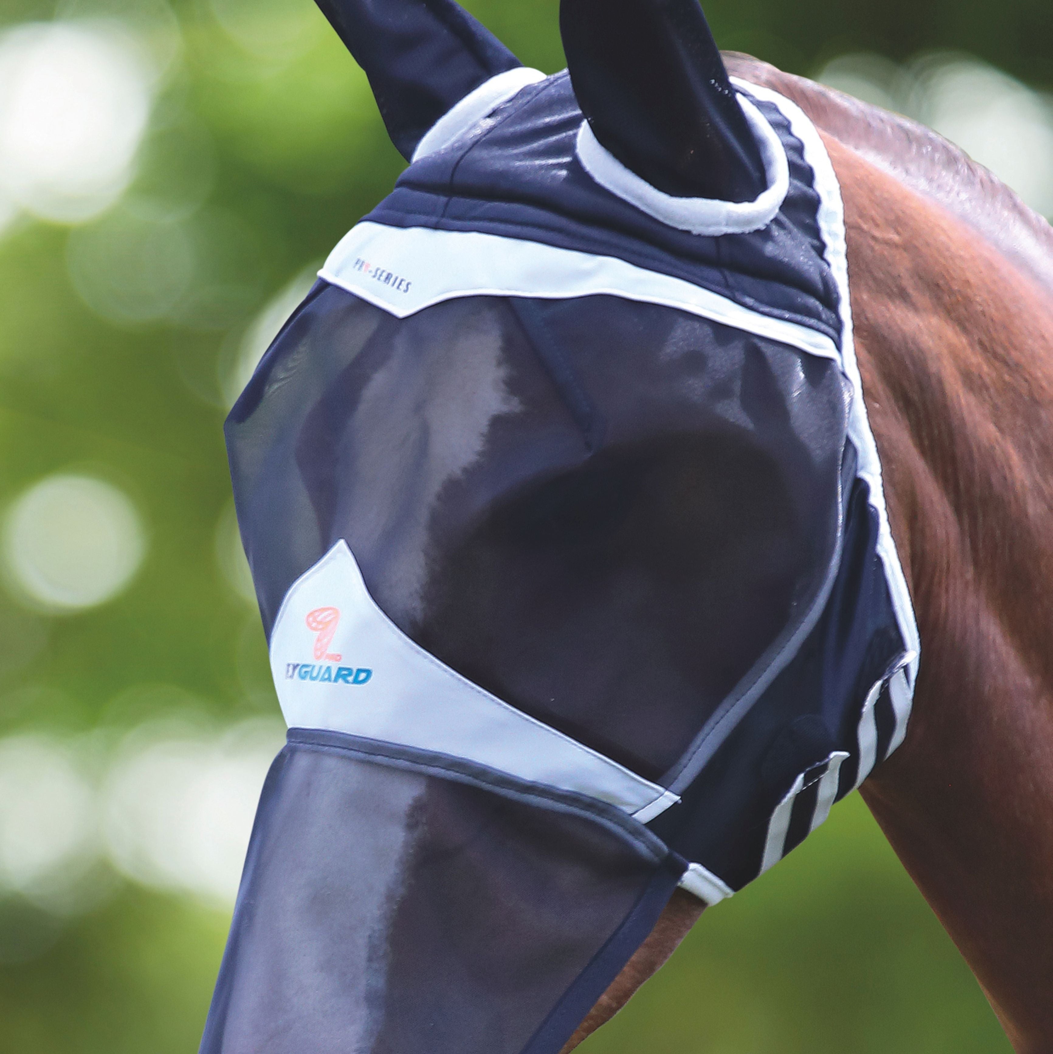 Flygard Pro Fine Mesh Fly Mask With Ears & Nose