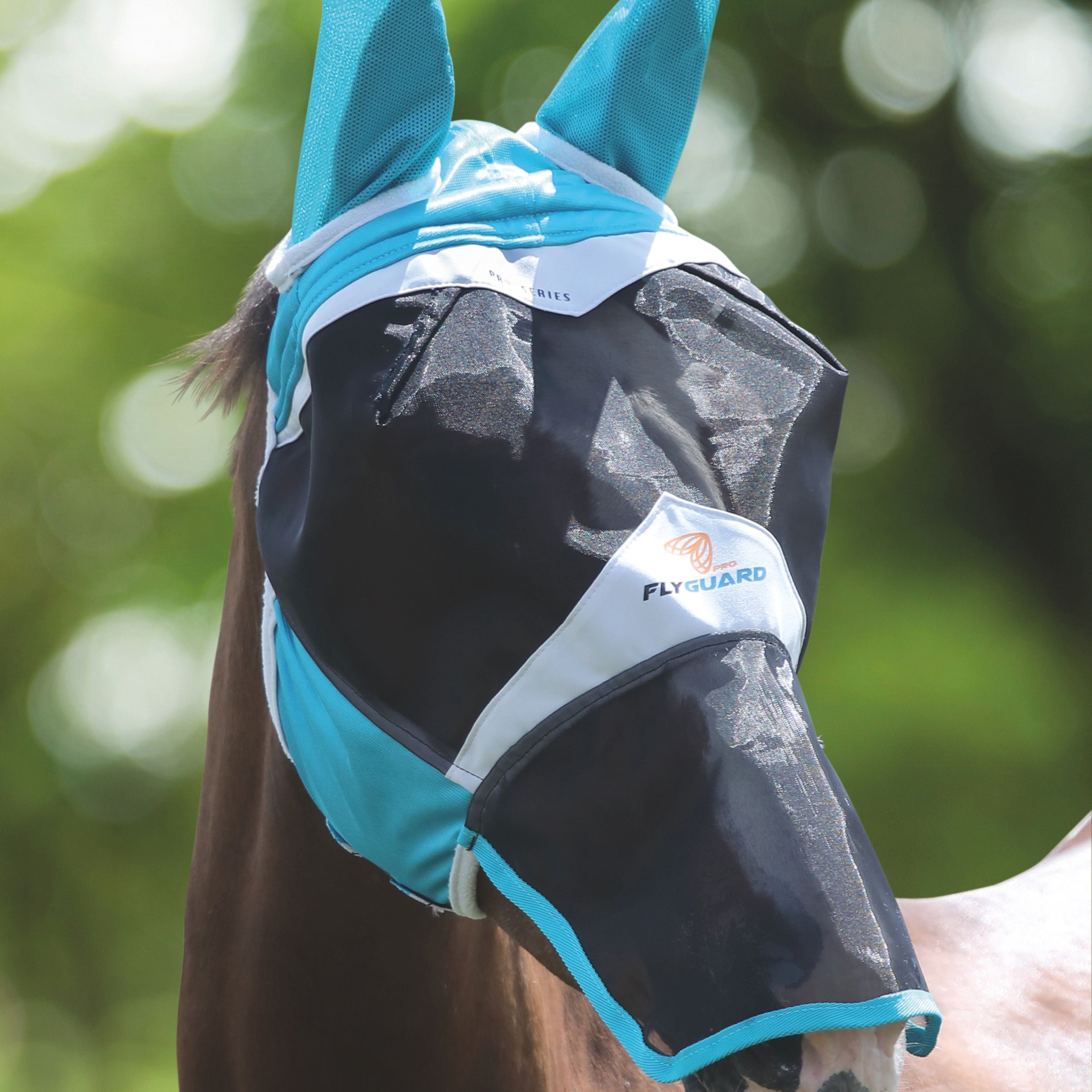 Flygard Pro Fine Mesh Fly Mask With Ears & Nose