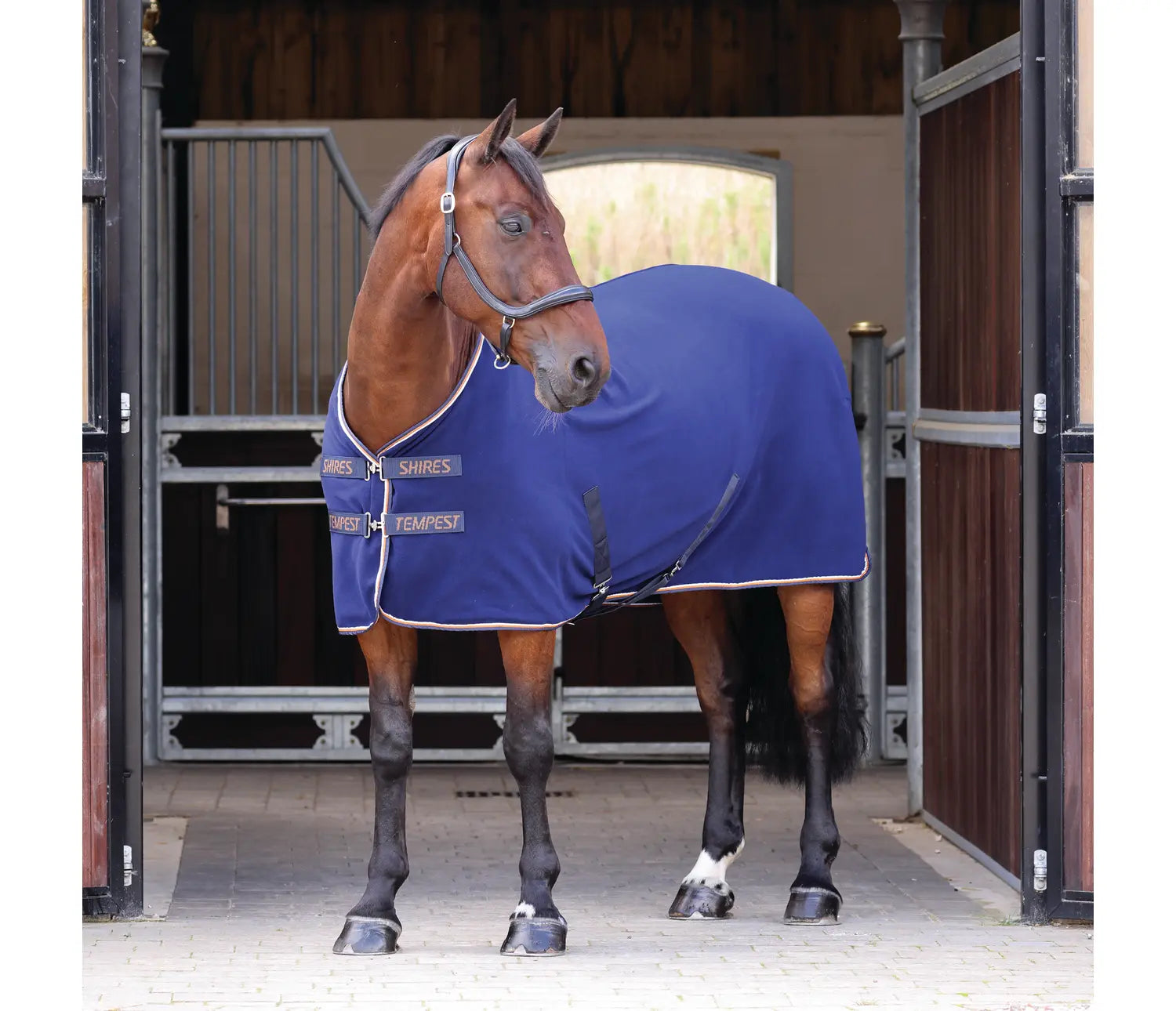 Shires Tempest Original Fleece with Fur Rug