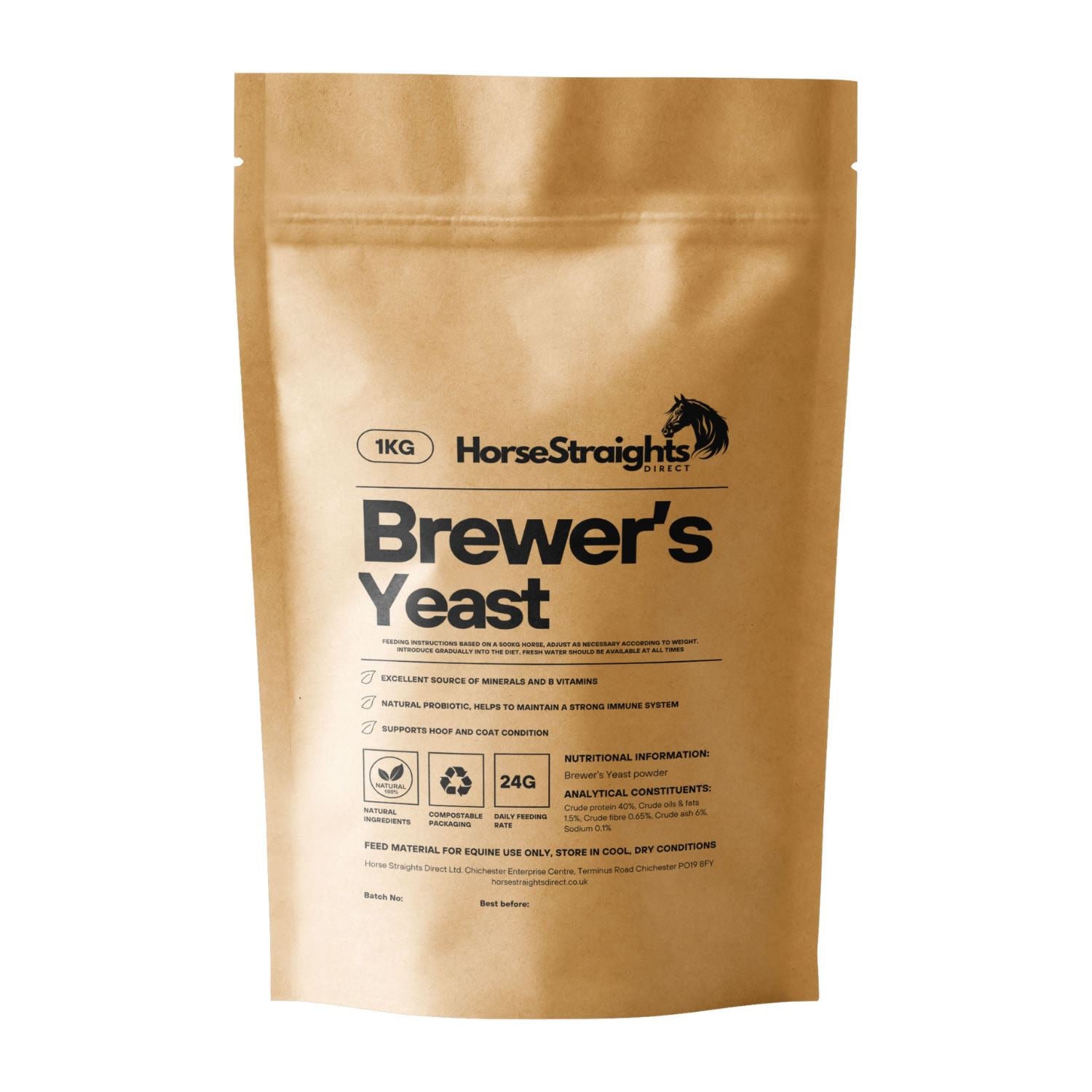Horse Straights Direct Brewers Yeast 1Kg