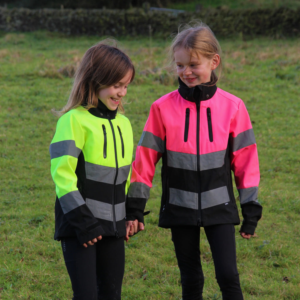 Water Repellent Hi Viz Jacket Junior