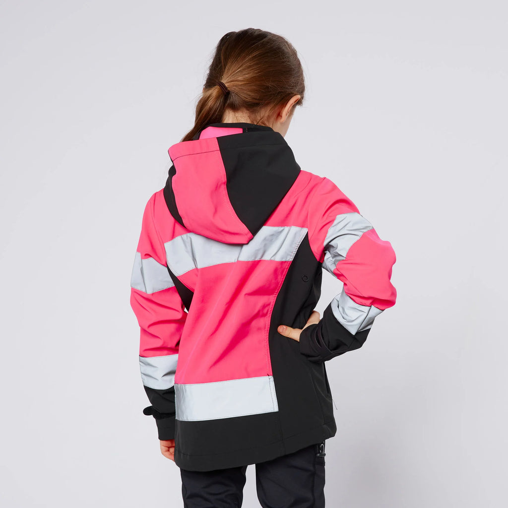 Water Repellent Hi Viz Jacket Junior