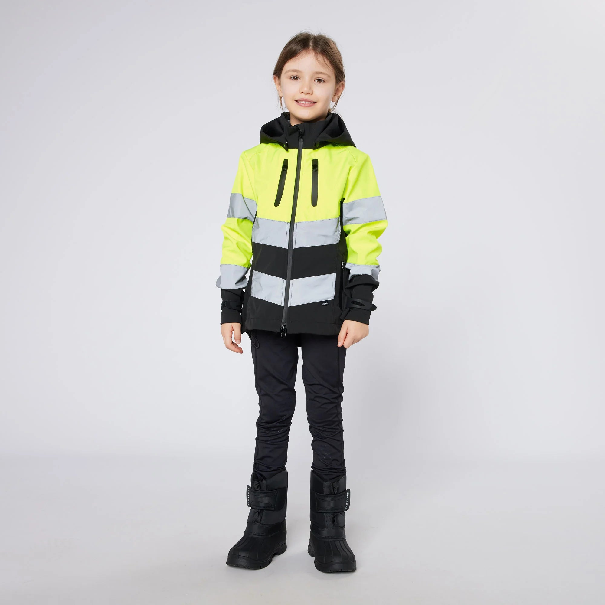 Water Repellent Hi Viz Jacket Junior