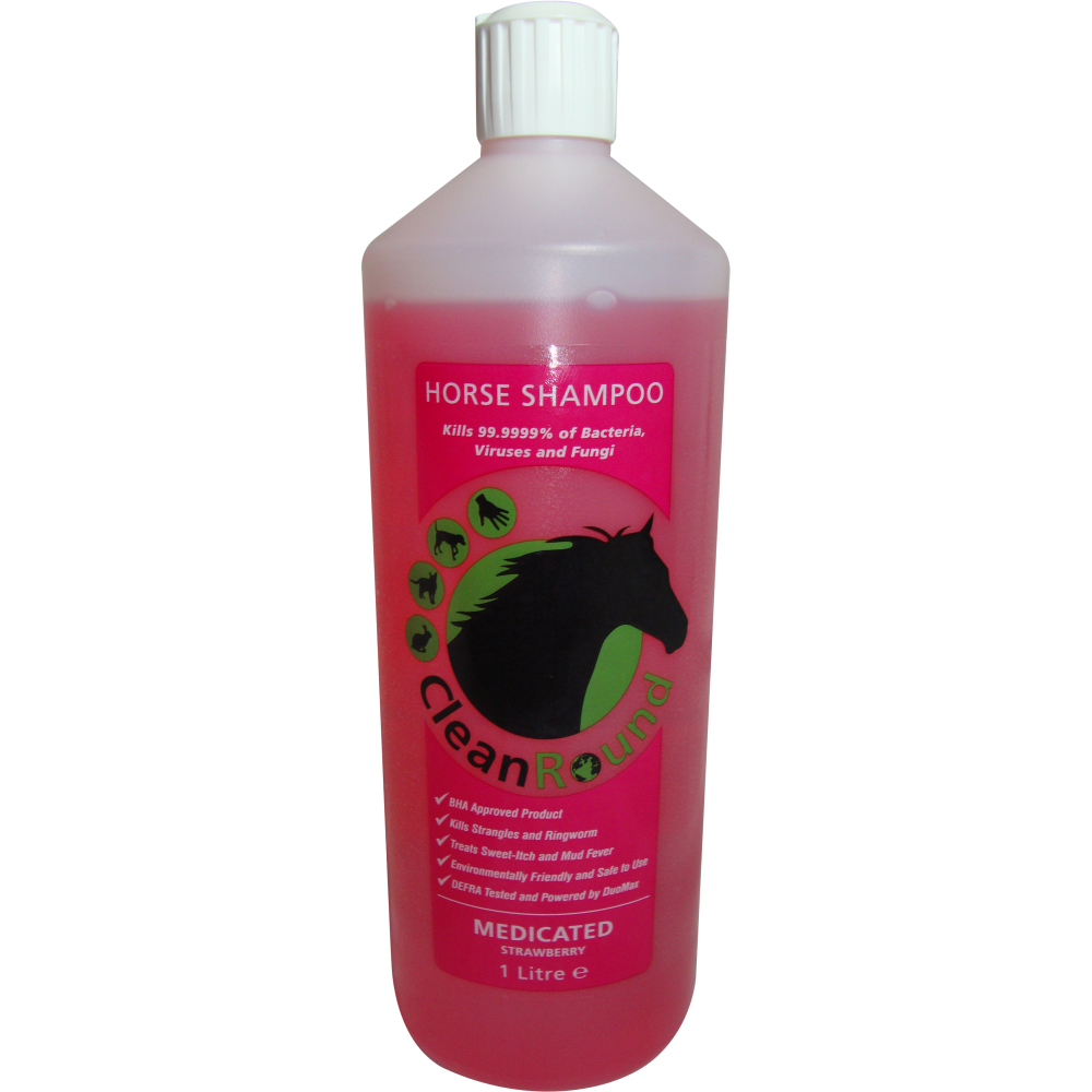 Cleanround Medicated Shampoo Strawberry 1 L