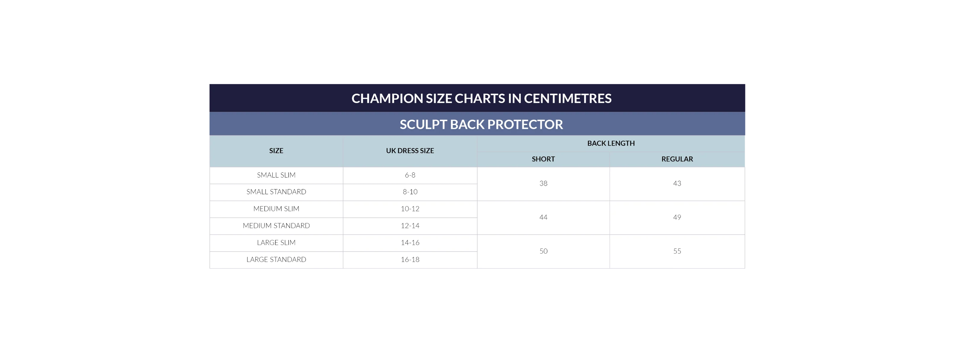 CHAMPION SCULPT BACK PROTECTOR