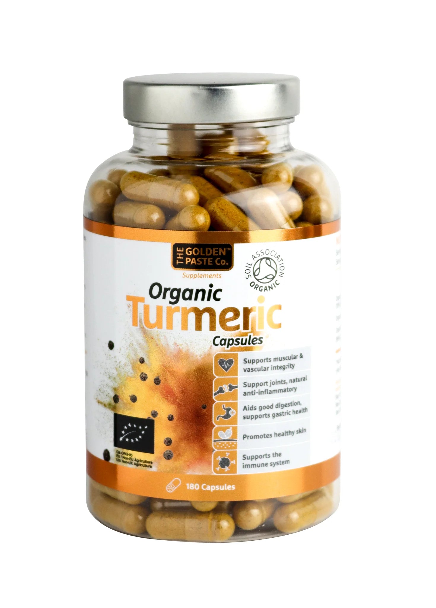 Golden Paste Turmeric With Black Pepper & Flax Oil (180 Pack)