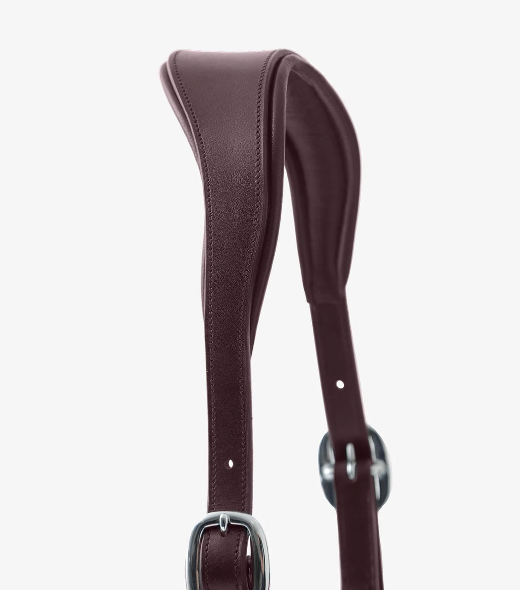 Premier Equine Hennaroso Rolled Anatomic Leather Headcollar