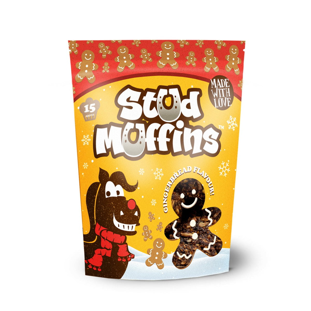 Likit Stud Muffins Gingerbread - Pack Of 15