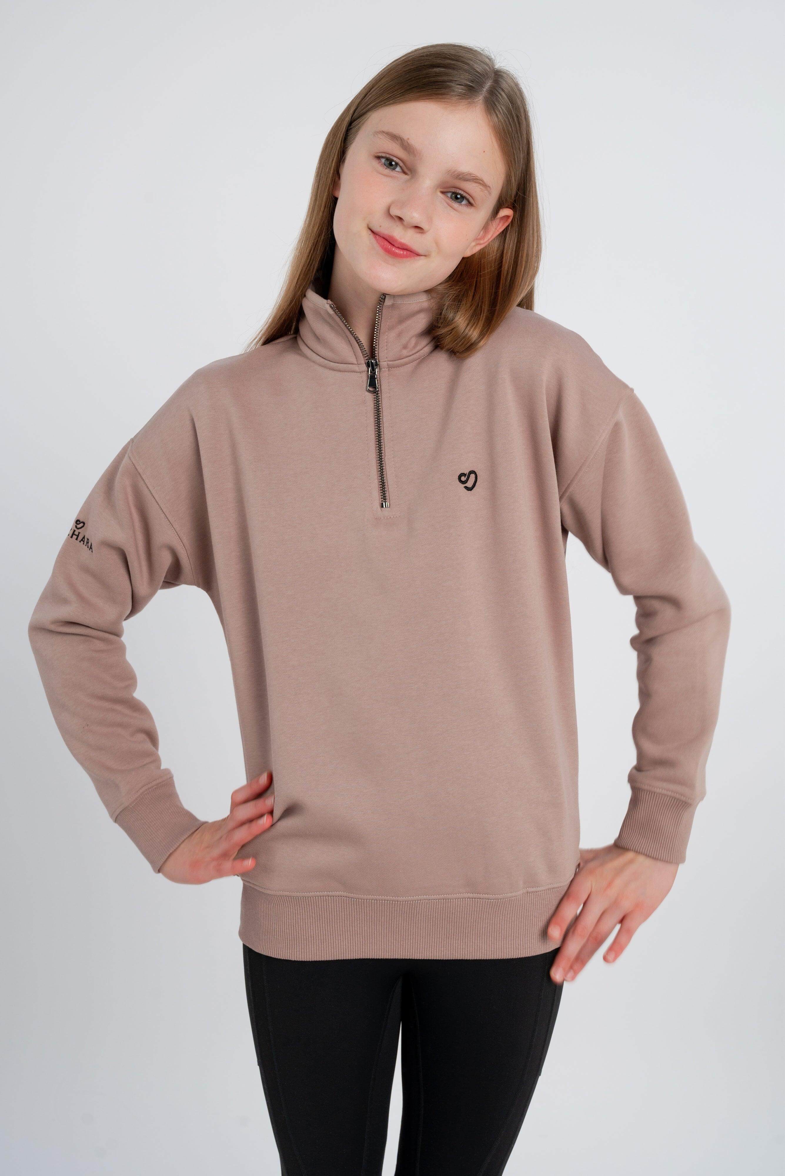 Mochara Half Zip Mini Sweatshirt