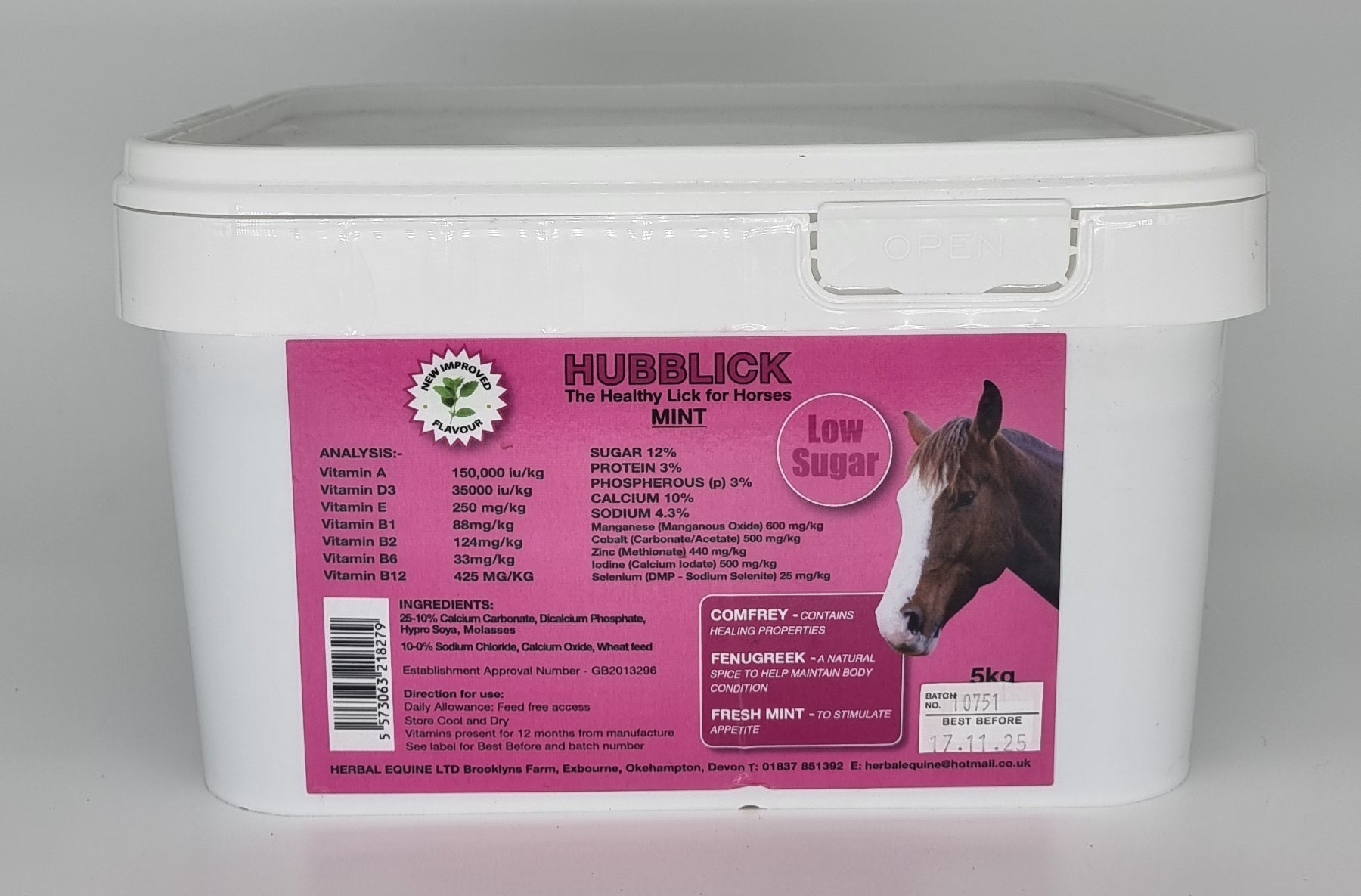 Hubblick Mint 5 kg