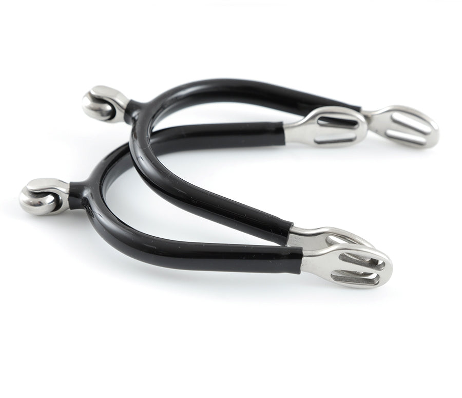 Premier Equine Rubber Covered Roller Ball Spur