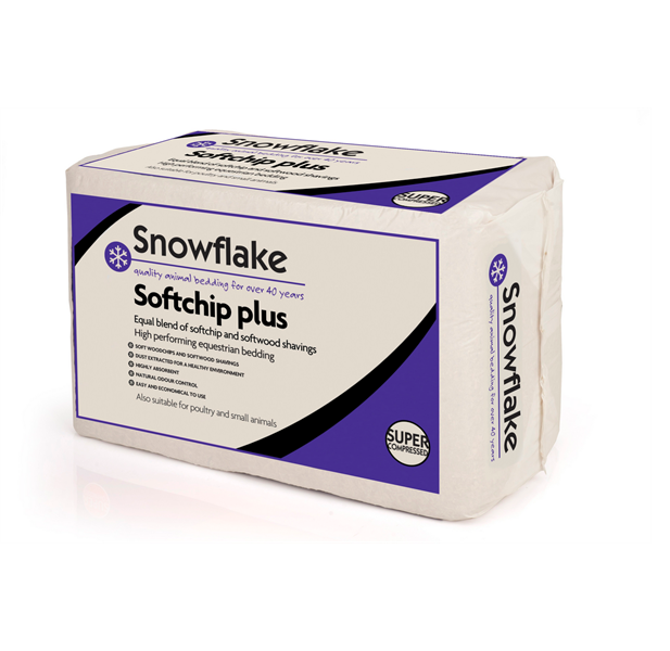 Snowflake Softchip Plus Woodshavings Pallet (35 x 17kg)