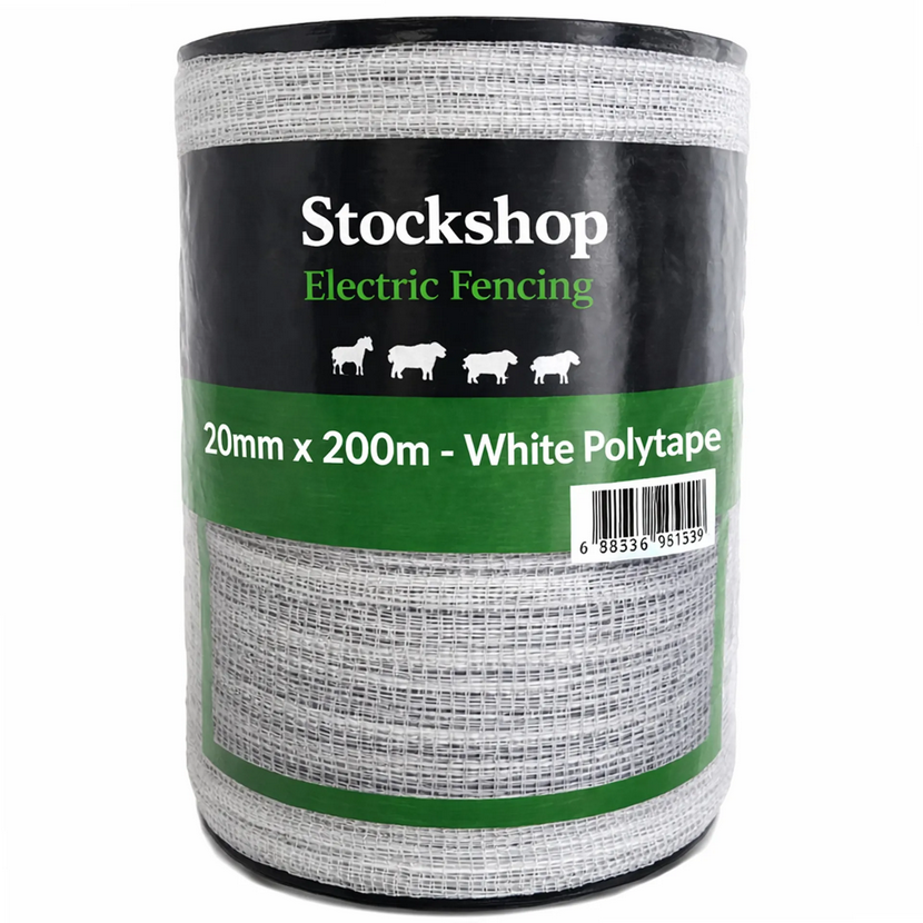 Stockshop 20Mm X 200M Polytape Twin Pack