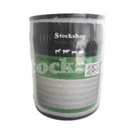 Stockshop 12Mm White Polytape 200M