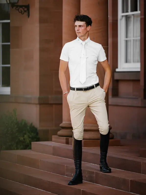 Le Mieux Mens Elite Classic Pleated Breeches