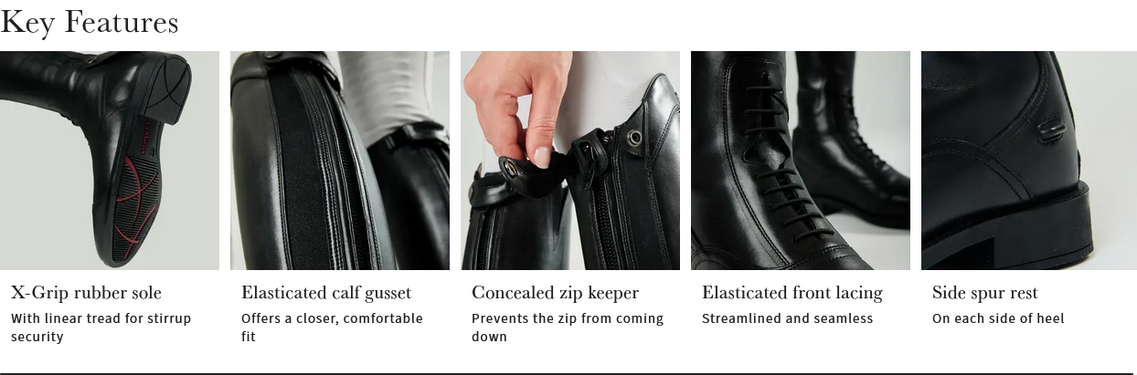Lemieux Junior Field Riding Boot Tall