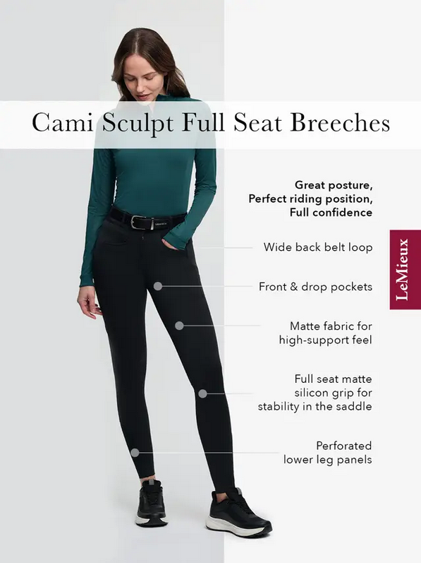 Lemieux Cami Sculpt Full Seat Breeches