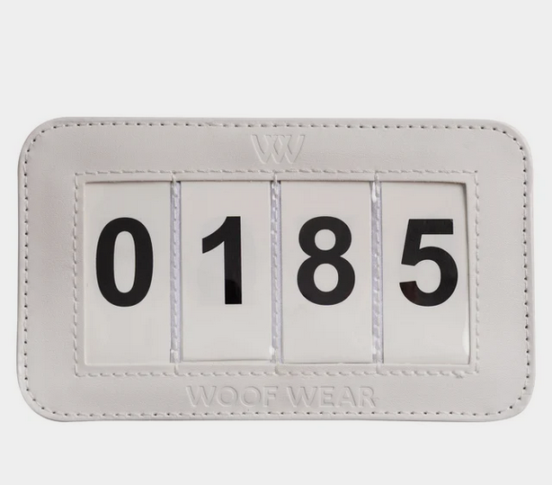 Woof Wear Saddlepad Number Holder 4 Digit