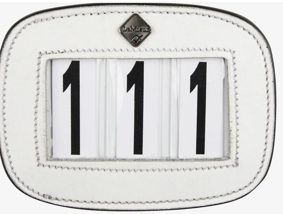 Lemieux Leather Saddle Number Holder