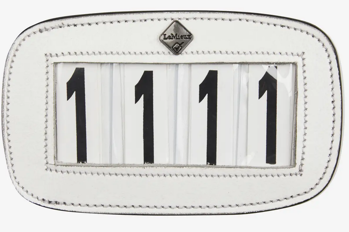 Le Mieux Saddle 4 Number Holder Square White