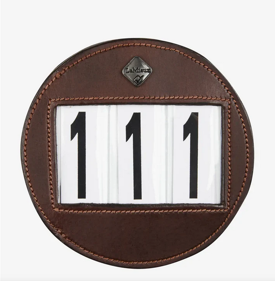 Lemieux Leather Bridle Number Holder