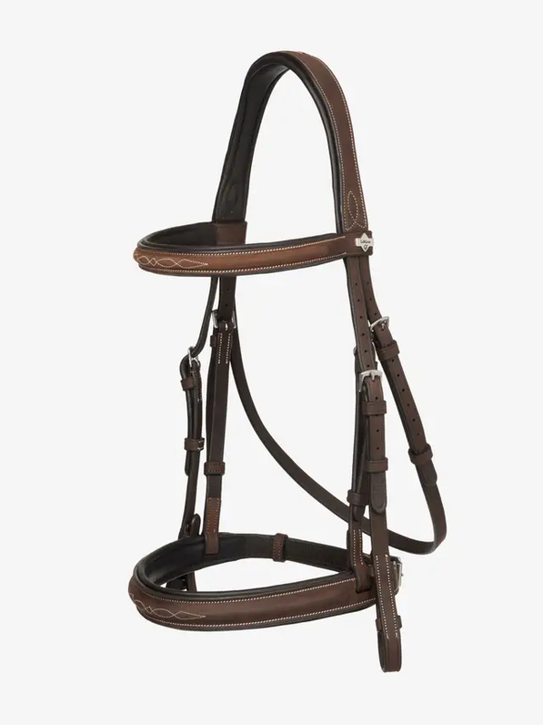 Lemieux Stitched Hunter Bridle With Laced Reins