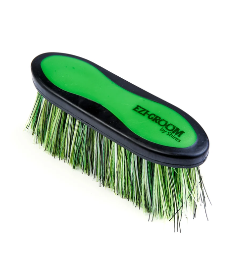 Shires Ezi-Groom Long Bristle Dandy Brush - Lime Green