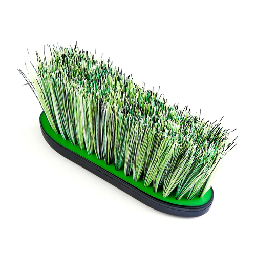 Shires Ezi-Groom Long Bristle Dandy Brush - Lime Green