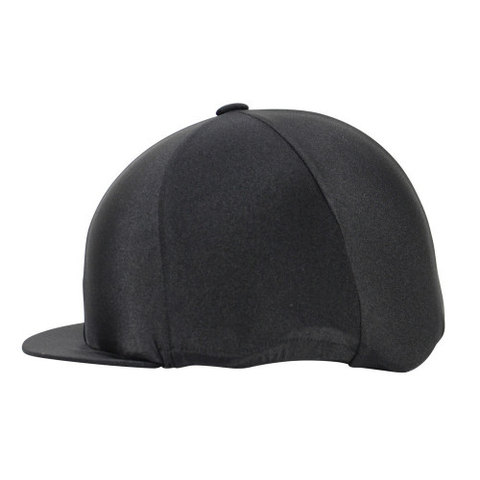 HY EQUESTRIAN LYCRA HAT COVER - Black