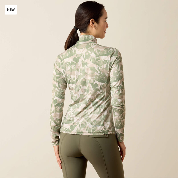 Ariat Lunaveil 1/2 Zip Baselayer - Print