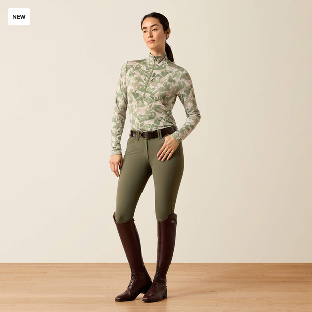 Ariat Lunaveil 1/2 Zip Baselayer - Print