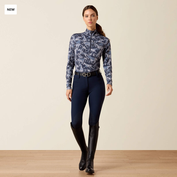 Ariat Lunaveil 1/2 Zip Baselayer - Print