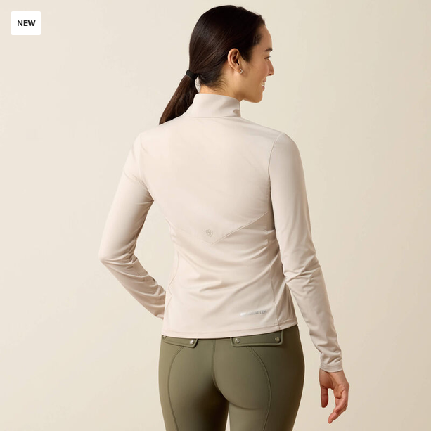 Ariat Lunaveil 1/2 Zip Baselayer - Chateau Grey