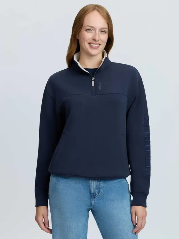 Lemieux Scarlet Quarter Zip Sweat