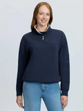 Lemieux Scarlet Quarter Zip Sweat