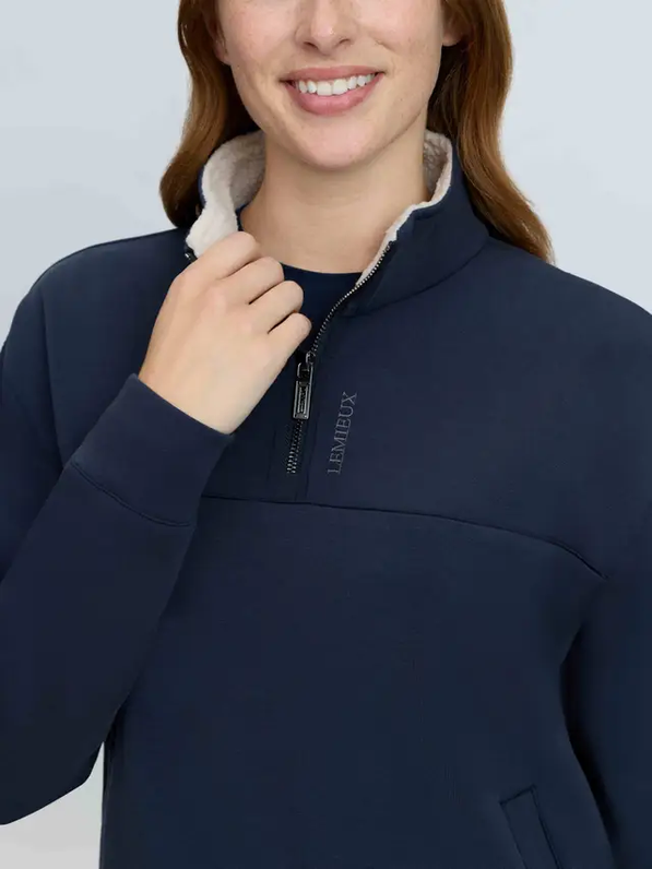Lemieux Scarlet Quarter Zip Sweat