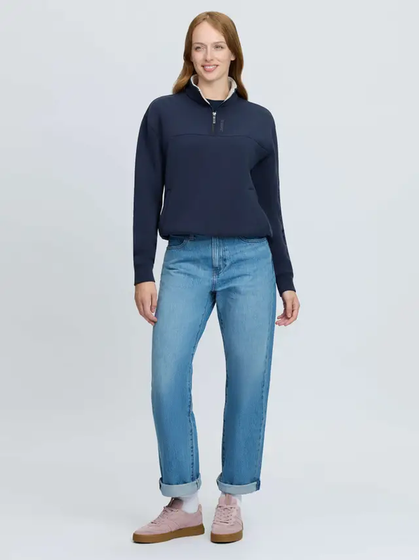 Lemieux Scarlet Quarter Zip Sweat
