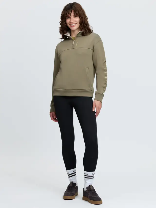 Lemieux Scarlet Quarter Zip Sweat