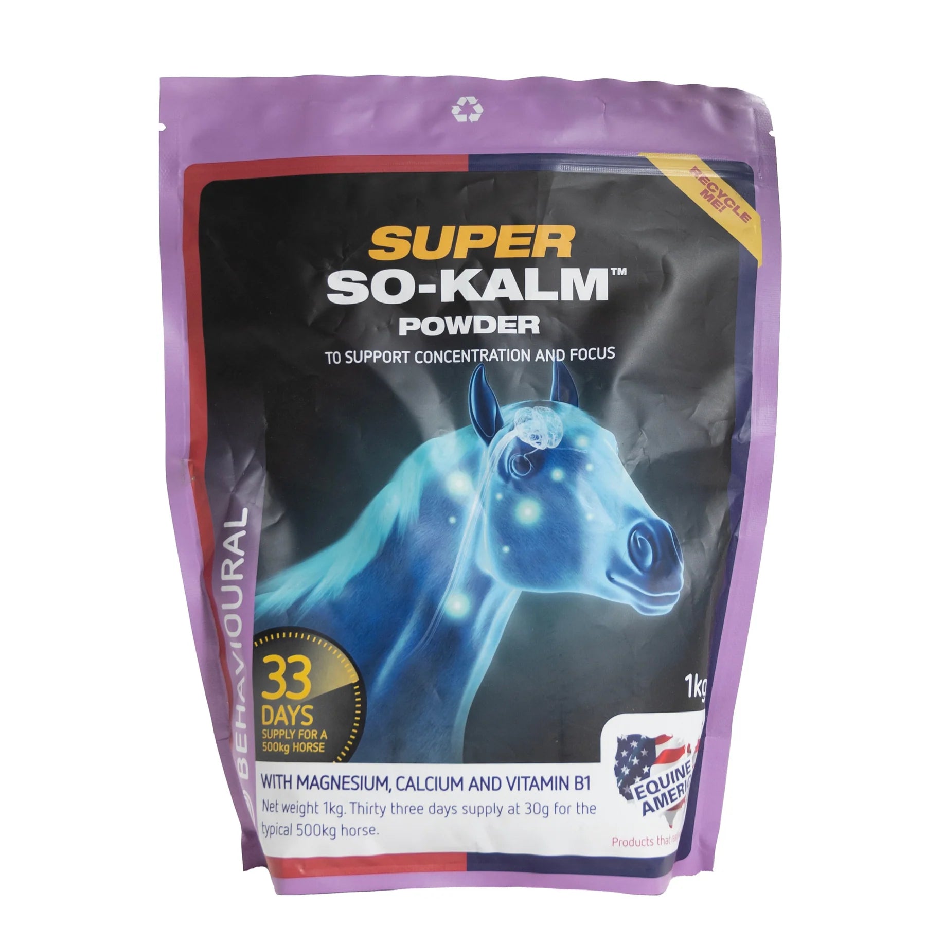 Equine America Super So Kalm Powder Eco Pouch 1 kg